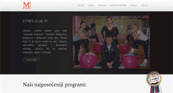 Desktop Screenshot of fitness-club-m.com